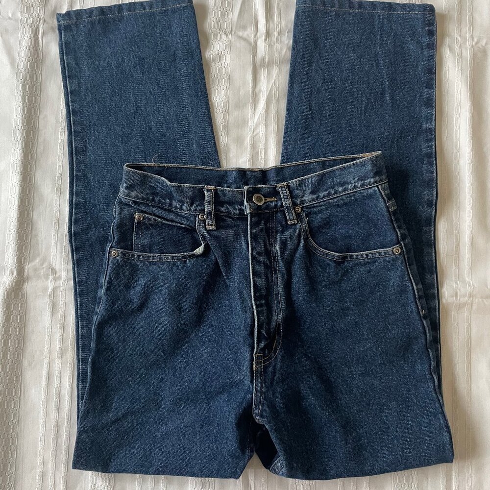 Vintage REGO Men's Denim Blue Straight Jeans W29-30